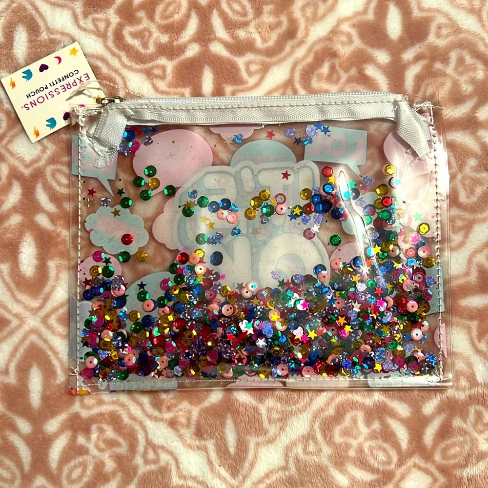 Expressions Confetti Pouch - Picture 2 of 2